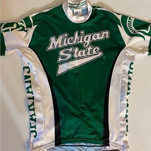 Men’s Cycling Jersey- Michigan State, size M. GUC.